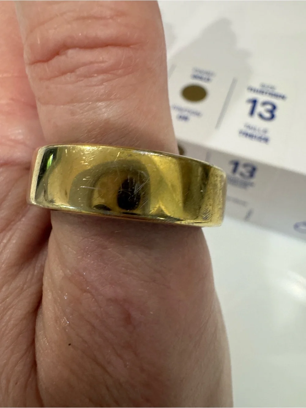 Oura Gold Horizon Smart Ring (Size 13)